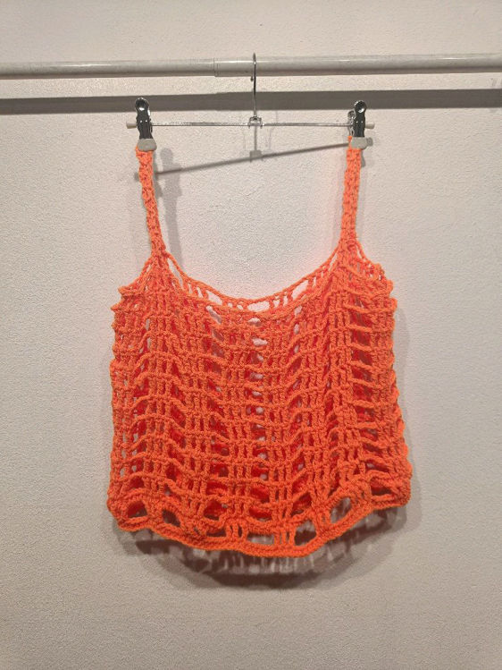 Billede af Crop top ny hæklet str 36