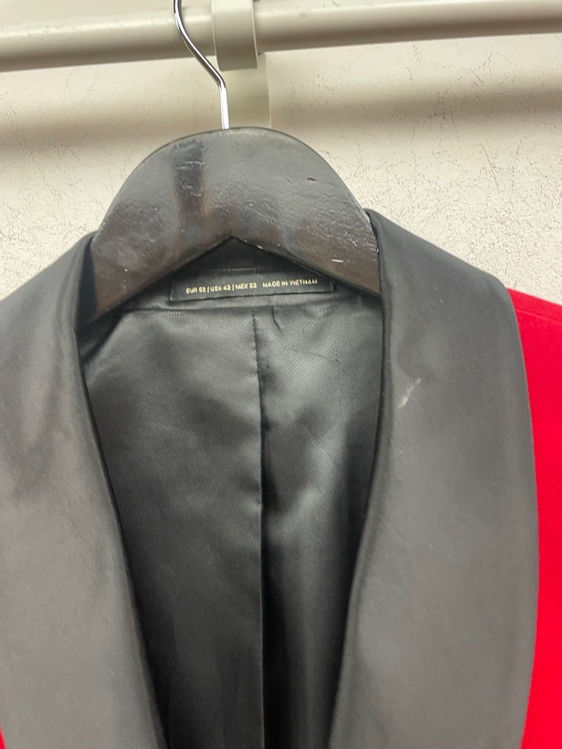 Billede af Rød velour blazer 