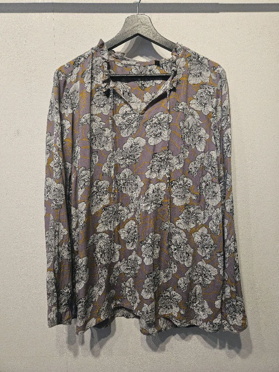 Billede af Vintage fin blomstret bluse