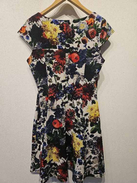 Billede af Vintage fin blomstret kjole 